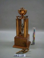 藏品(參加第三屆加福尼亞國際花卉展覽會冠軍金像獎)的圖片